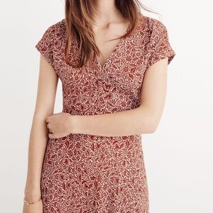 Madewell Woodblock Floral Maxi Dress Sz 8 GUC